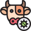 Virus Transmission Color icon 64x64